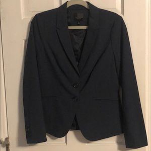 Blue suit jacket